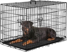 Folding dog cage for sale  SALFORD