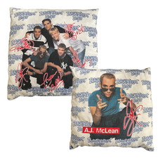 RARO 90s Vintage Backstreet Boys & AJ McLean Pillow BSB Fan Memorabilia comprar usado  Enviando para Brazil