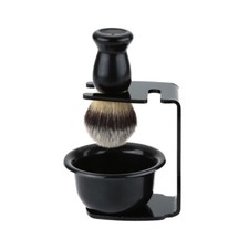 Taza de Afeitar Crema Taza Maquinilla de Afeitar Cepillo Kit de Afeitar Cuenco y Soporte Hombre Jabón Limpieza segunda mano  Embacar hacia Mexico