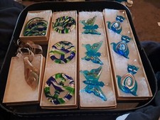 Blown glass pendants for sale  Gore