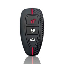 Capa controle remoto chave titânio silicone 3 botões para Ford Focus Fiesta Mondeo, usado comprar usado  Enviando para Brazil