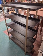 Dark wood shelving for sale  ELLESMERE PORT