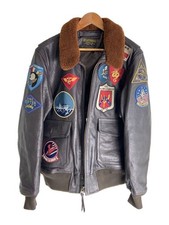 Avirex blouson leather d'occasion  Expédié en Belgium