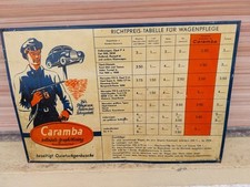 Altes caramba blechschild gebraucht kaufen  Tholey