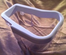 PRATELEIRA DE PLÁSTICO TRANSPARENTE PORTA GUARDA GELADEIRA SAMSUNG PEÇA ORIGINAL DA63-04624, usado comprar usado  Enviando para Brazil