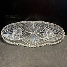 Antique crystal relish for sale  Brooksville
