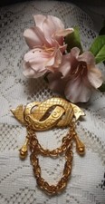 Pin brooch gold for sale  Saginaw
