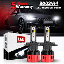 Usado, Kit de lâmpadas de faróis de LED 9003 H4 1000W 1000000LM feixe Hi-Lo branco super brilhante comprar usado  Enviando para Brazil