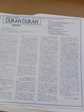 Usado, DURAN DURAN ARENA EMI EMS91095 Japan w INSERT BOOKLET VINYL comprar usado  Enviando para Brazil