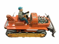 Nomura Poręczny spychacz Hank Znak towarowy nr 112 Tajemniczy ciągnik i operator Vintage na sprzedaż  Wysyłka do Poland