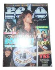 JON BON JOVI - Revista Pelo # 390 + Pôster VENENO - Abril 1991 - Argentina comprar usado  Enviando para Brazil