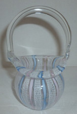 murano glass basket blue for sale murano glass basket blue for sale NOTTINGHAM