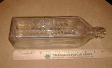 Garrafa de licor de uísque centeio puro Monticello quadrada em relevo blob top, usado comprar usado  Enviando para Brazil