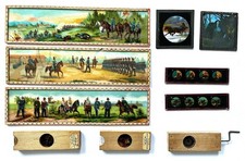 Lote de Tiras de Fotos de Vidro para Lanterna Mágica, Fotos de Luz Bing, Cromatropo comprar usado  Enviando para Brazil