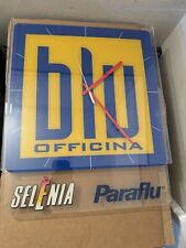 Usado, Orologio Insegna Fiat Blu Officina Olio Selenia Paraflu N.o.s Mai Aperta comprar usado  Enviando para Brazil