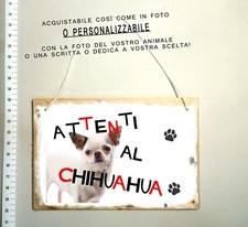 Targa attenti cane usato  Italia
