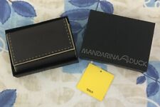 Portafoglio nero mandarina usato  Italia