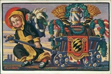 Ansichtskarte ktoberfest münc gebraucht kaufen  Eggenstein-Leopoldshafen