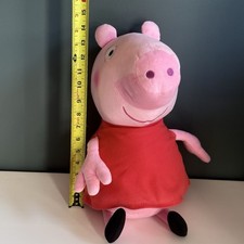 Brinquedo de pelúcia grande 15" Peppa The Pig animal T70, usado comprar usado  Enviando para Brazil
