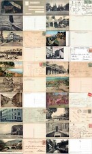 Cartoline regionali paesaggist usato  Italia