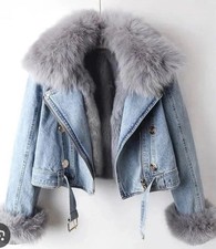 Pale denim faux for sale  MANCHESTER