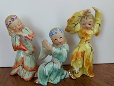 Lote de 3 estatuetas vintage de cerâmica Pixie Leaf Dancer-ACMEChina-Japão comprar usado Lote de 3 estatuetas vintage de cerâmica Pixie Leaf Dancer-ACMEChina-Japão comprar usado  Enviando para Brazil