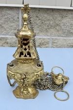 Vintage brass church for sale  Danbury