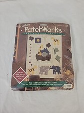 Usado, Kit de colcha Bucilla's Patchwork Applique 13"x 16" Noah's Ark Two ByTwo # 41142 comprar usado  Enviando para Brazil