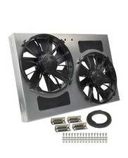 NUEVO Conjunto de ventilador de refrigeración de doble motor Derale 16837 27"x18"x4" 4000 CFM segunda mano  Embacar hacia Mexico
