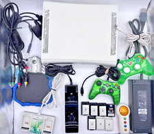 Lote de peças pacote Microsoft Xbox 360 console branco para reparo controles carregador, usado comprar usado  Enviando para Brazil