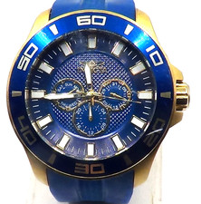 Używany, Invicta Męski 28002 Pro Diver Kwarcowy chronograf Niebieska tarcza Silikonowy zegarek na sprzedaż  Wysyłka do Poland