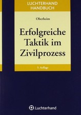 Erfolgreiche taktik zivilproze d'occasion  France
