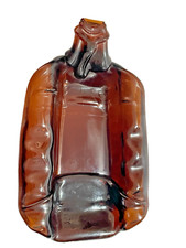Melted amber glass for sale  Depoe Bay