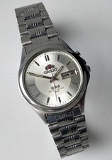 Orient 3 Estrelas Modelo Automático KL EM5D-CO CA Vintage Original Relógio Japão Década de 1980, usado comprar usado  Enviando para Brazil