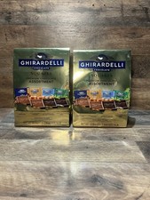 Variedade de quadrados de doces de chocolate premium Ghirardelli 18,8 oz pacote com dois comprar usado  Enviando para Brazil