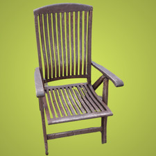 Sedia pieghevole teak usato  Alessandria