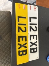 Personalised registration plat for sale  BEDFORD