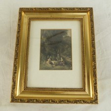 Antiguo marco de fotos rosa bellas artes y antigüedades impreso en 1830 segunda mano  Embacar hacia Mexico