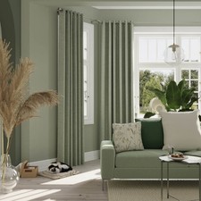 Eyelet curtains pair for sale  STAFFORD