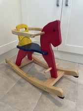 Wooden rocking horse for sale  HEREFORD