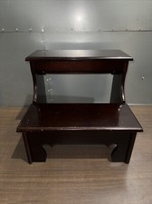 Escadas de biblioteca vintage cama degraus escada exibição mogno Bombay Company comprar usado  Enviando para Brazil