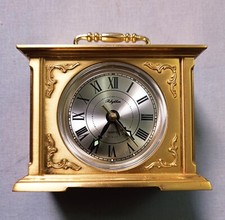 Rhythm Reloj despertador dorado con alarma made in japan, usado comprar usado  Enviando para Brazil