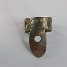 Usado, Vintage National Finger Pick Pat No 1787136 para Guitarra Banjo Aço Metal Patente comprar usado  Enviando para Brazil
