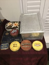 Vtg collection tins for sale  WOKING