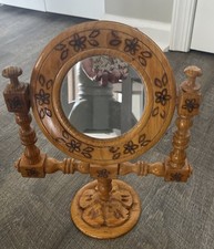 Vtg wooden mirror for sale  Depew