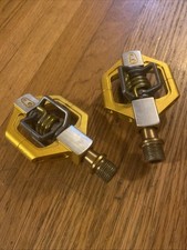 2015 Crankbrothers Candy 11 pedais de ouro/prata com chuteiras, usado comprar usado  Enviando para Brazil