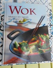 Livre cuisine wok d'occasion  Bourges