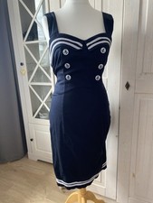 Kleid rockabilly blau gebraucht kaufen  Deutschland