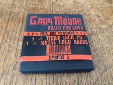 GARY MOORE Ready For Love 3" UK CD-Single Box w/Metal Logo Badge 1989 Thin Lizzy comprar usado  Enviando para Brazil