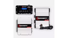 TARAMPS HD 3000 2ohm + TS 400X4 2ohm + PRO 2.4S - AMPLIFICADOR DE ÁUDIO AUTOMOTIVO, usado comprar usado  Brasil 